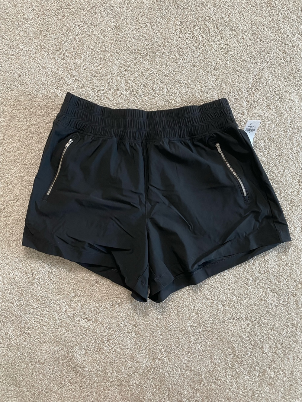 Old Navy Women's Black Active Shorts with Elastic Waistband